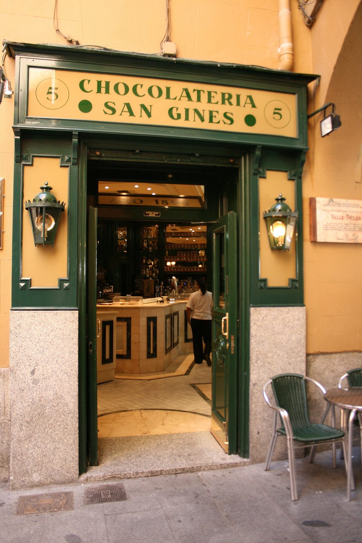 Chocolatería San Ginés, Madri
