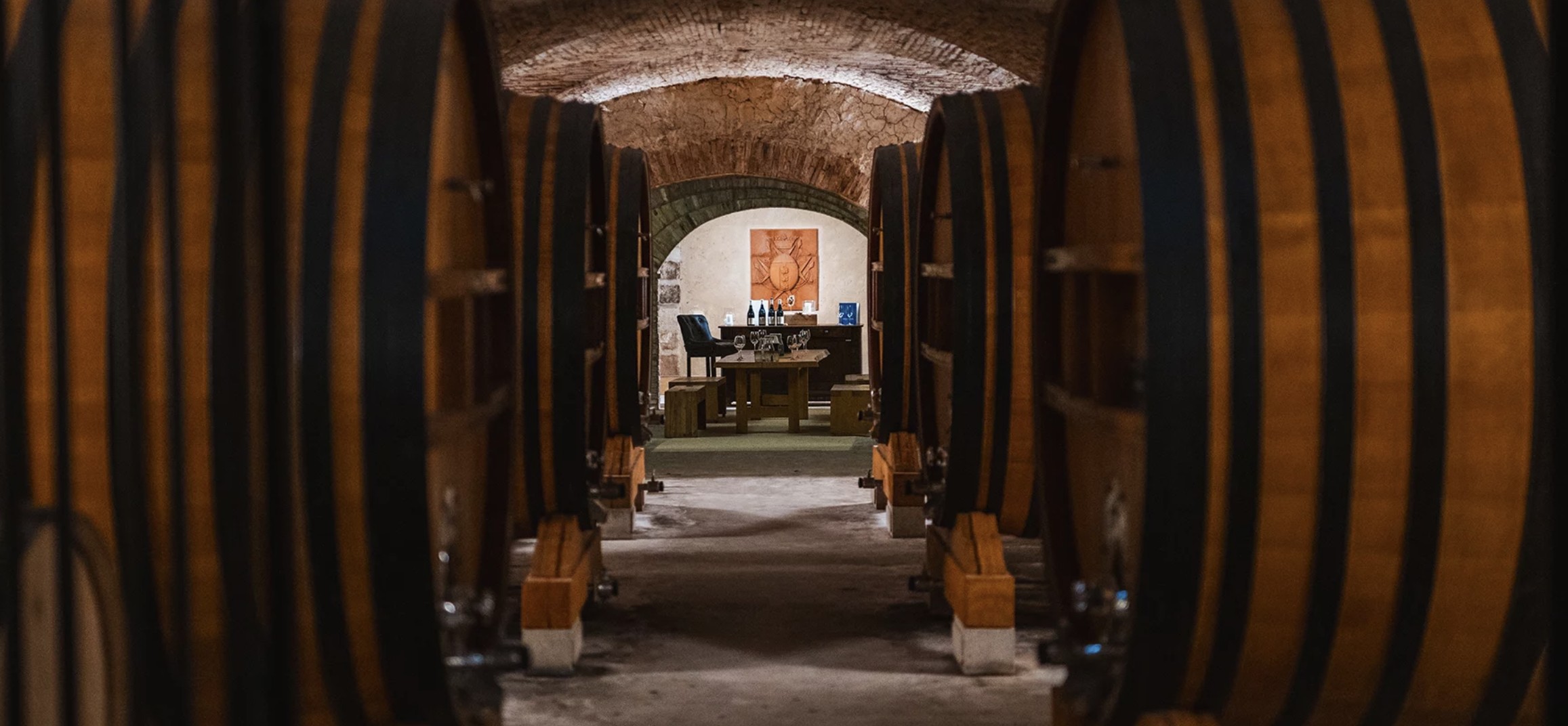 Château La Nerthe — caves históricas, Châteauneuf-du-Pape