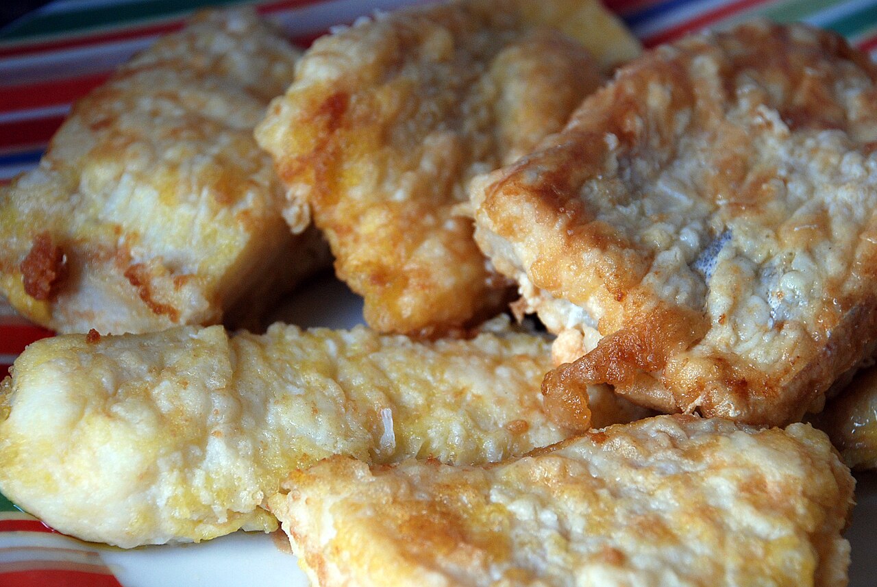 Bacalao rebozado — o prato da Casa Revuelta