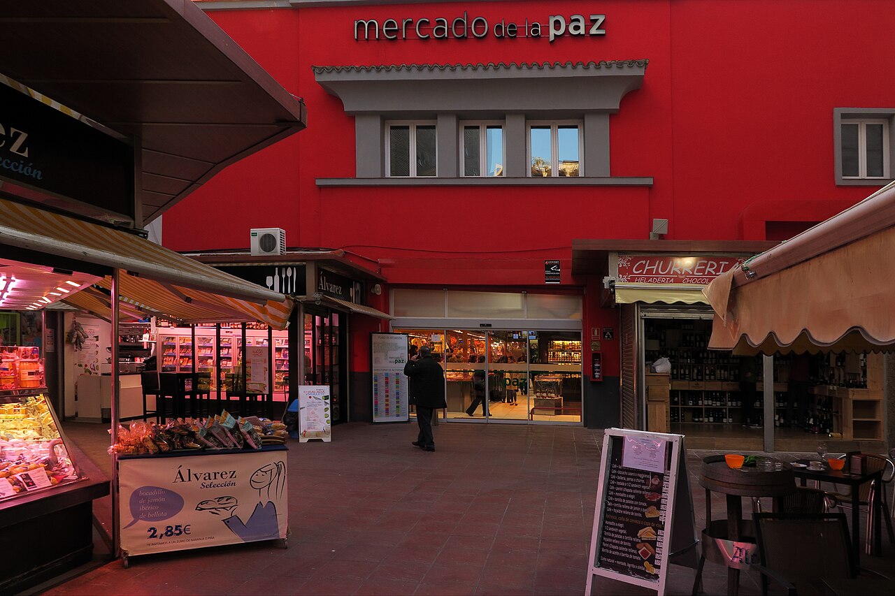 Mercado de la Paz por dentro — onde fica a Casa Dani