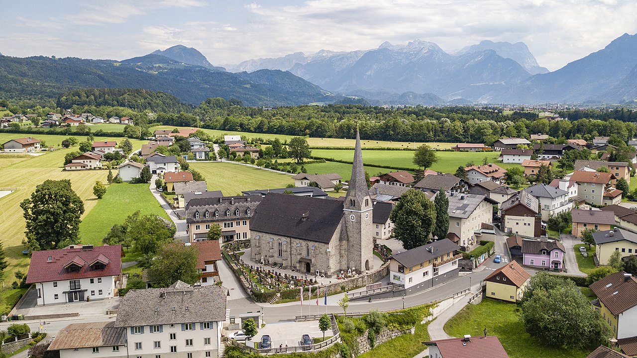 Bad Vigaun campo perto de Salzburg