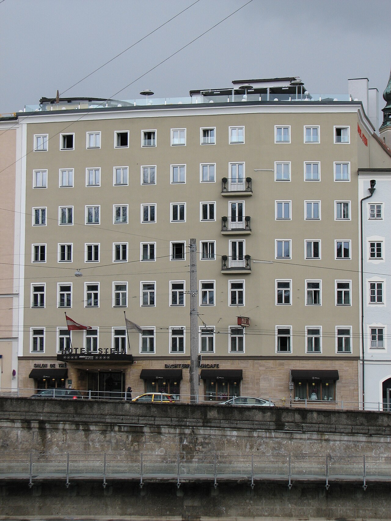 Stein Terrasse rooftop Salzburg