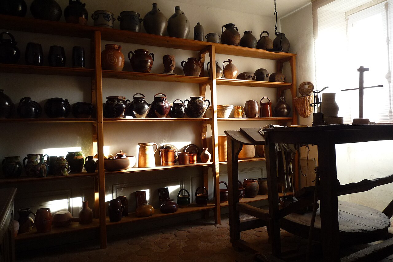 Atelier de cerâmica, torno