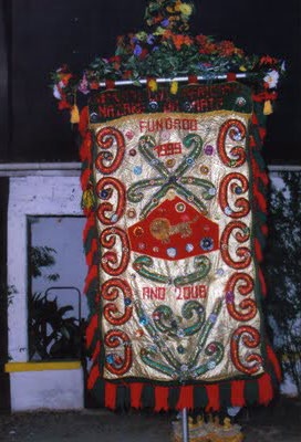 Estandarte do Maracatu Leão Coroado
