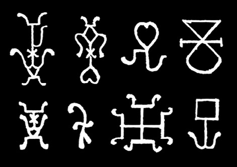 Marcas de ferro de marcar gado — signos que viraram letras