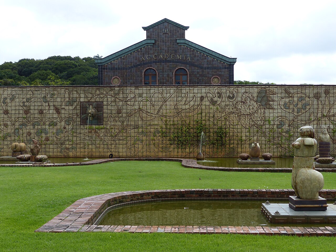 A Accademia, pavilhão da Oficina Brennand
