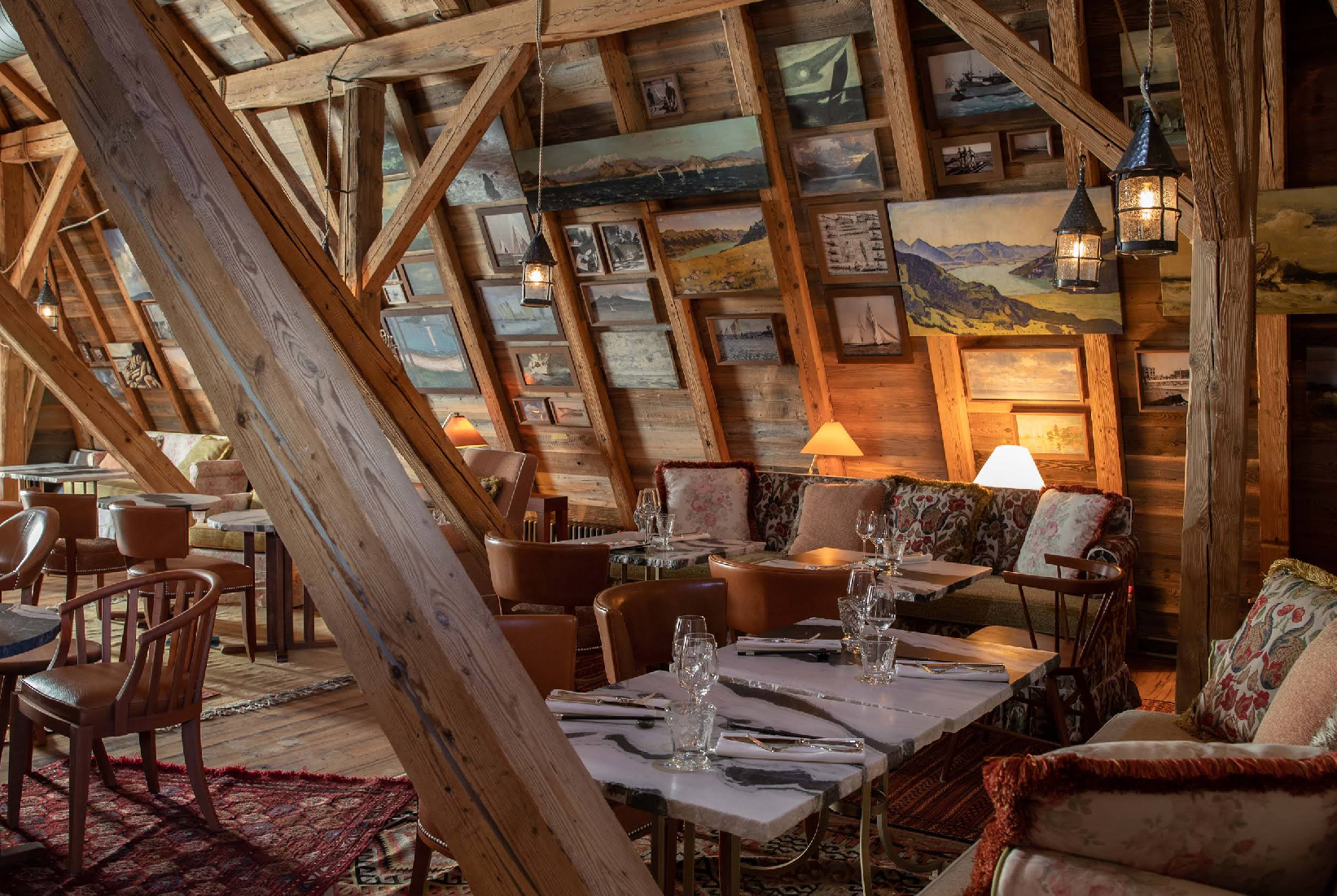 Restaurante-sótão do La Réserve Eden au Lac, Zürich
